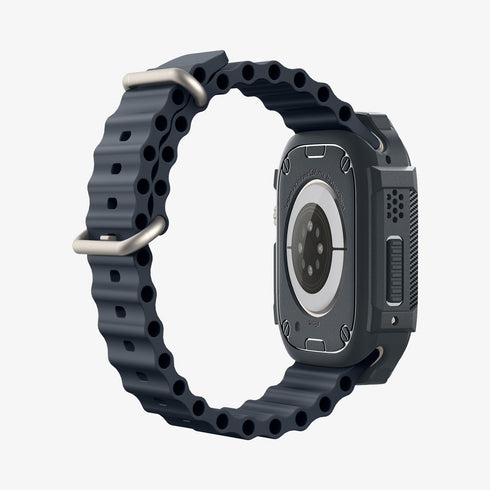 ACS05456 - Apple Watch Series (Apple Watch (49mm)) in matte black showing the front